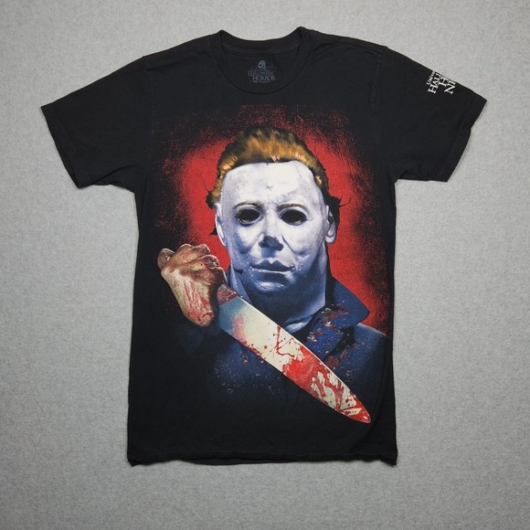 Universal Studios Hollywood Other - Halloween Horror Nights Shirt Small Black Universal Studios Michael Myers 2016